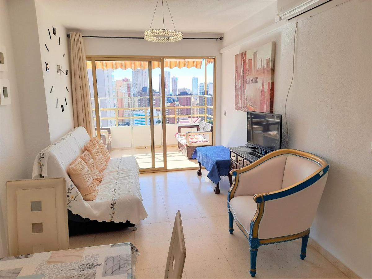 Agustina Apartment In Rincon De Loix -Free Parking, Wi-Fi, Pool, New Air Conditioning, Sea View ベニドルム エクステリア 写真